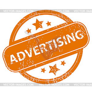 Advertising grunge icon - vector clipart