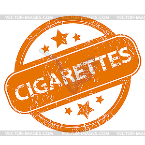 Cigarettes grunge icon - vector clip art