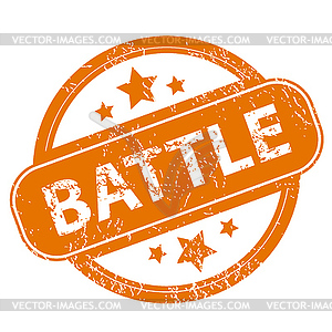 Battle grunge icon - vector image