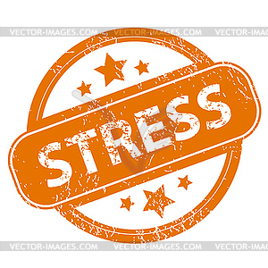 Stress grunge icon - royalty-free vector clipart