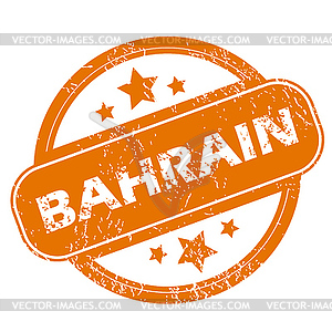 Bahrain grunge icon - vector clipart / vector image