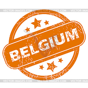 Belgium grunge icon - vector clip art