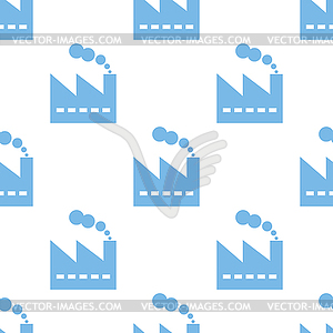 Factory seamless pattern - vector clipart