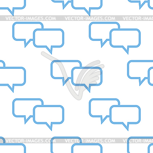 Dialog seamless pattern - vector image