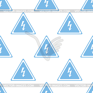 Voltage seamless pattern - vector image