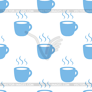 Coffee seamless pattern - vector clip art