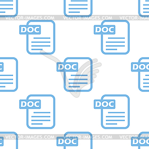 Doc seamless pattern - vector clipart