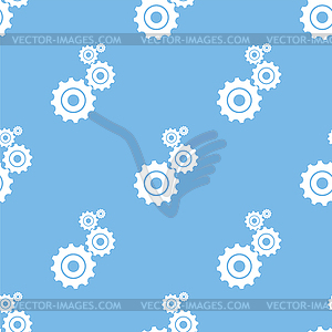 Mechanism seamless pattern - vector clipart / vector image