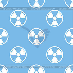 Nuclear seamless pattern - royalty-free vector clipart