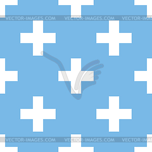Cross seamless pattern - vector image