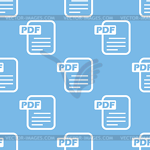 Pdf seamless pattern - vector clip art