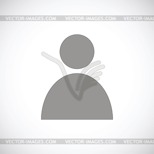 Люди черная икона - векторизованное изображение клипарта