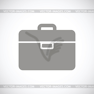 Bag black icon - vector clipart