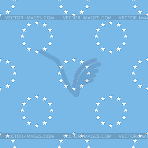 European Union seamless pattern - vector image