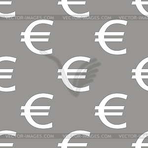 Евро бесшовные модели - векторный клипарт Royalty-Free