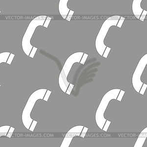 Phone seamless pattern - vector clipart