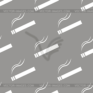 Cigarette seamless pattern - vector clipart