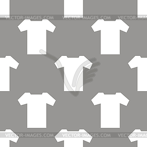 T-shirt seamless pattern - vector image