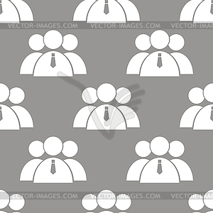 Leader seamless pattern - vector clipart