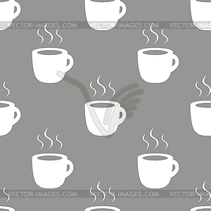 Coffee seamless pattern - vector clipart