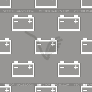 Аккумулятор бесшовные модели - векторизованный клипарт