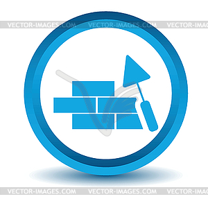 Blue Building icon - vector clipart
