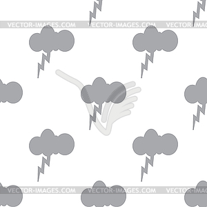 New Storm seamless pattern - vector clipart