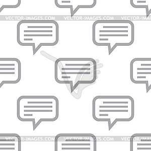 New Talk seamless pattern - vector clipart