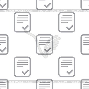 New Document seamless pattern - vector clipart