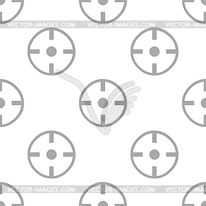 New Target seamless pattern - vector clipart