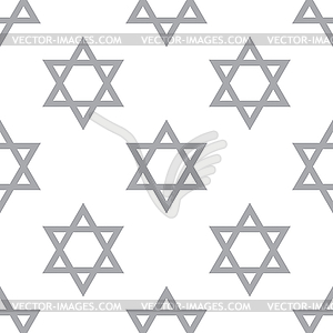 Новый иудаизм бесшовные модели - стоковое векторное изображение