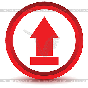 Красный Скачать Загрузить значок - графика в векторном формате