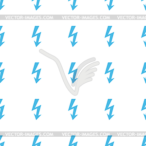 Unique Lightning seamless pattern - vector image