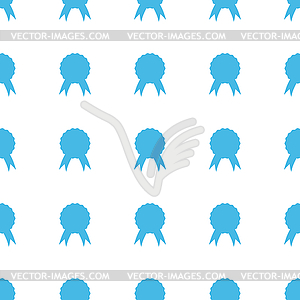 Unique Medal seamless pattern - stock vector clipart