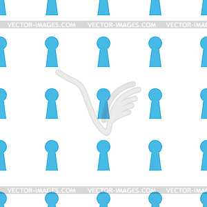 Unique Keyhole seamless pattern - vector EPS clipart