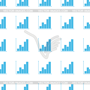 Unique Chart seamless pattern - vector image