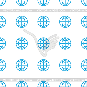 Unique World seamless pattern - vector image