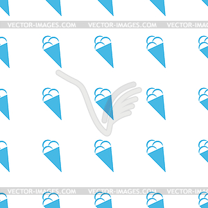 Unique Ice cream seamless pattern - vector image