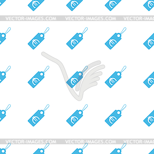 Unique Euro tag seamless pattern - vector clip art