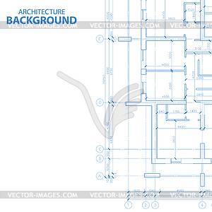 Architecture plan - vector clip art