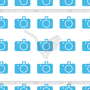 Unique Camera seamless pattern - vector image