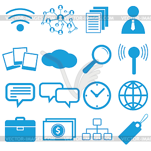 Webdesign flat symbols - vector image