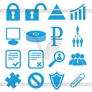 Webdesign symbols set - vector clip art