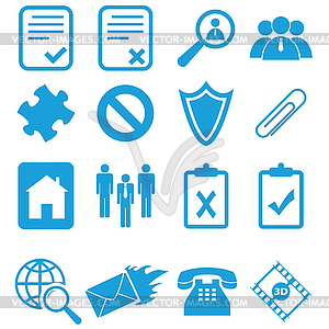 Webdesign set - vector image