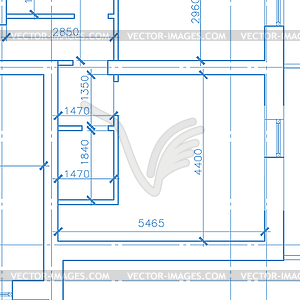 New white architecture model - vector clipart