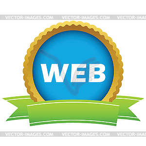 GOLD WEB логотип - клипарт в векторном формате