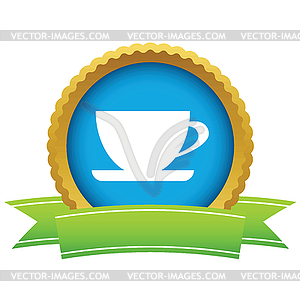 Gold cup logo - vector clipart