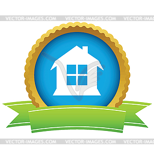 Золото дом логотип - клипарт
