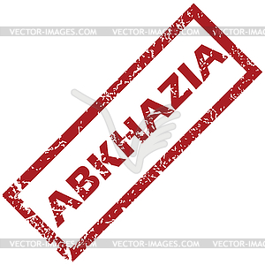 New Abkhazia rubber stamp - vector clipart