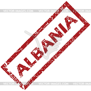 New Albania rubber stamp - vector image